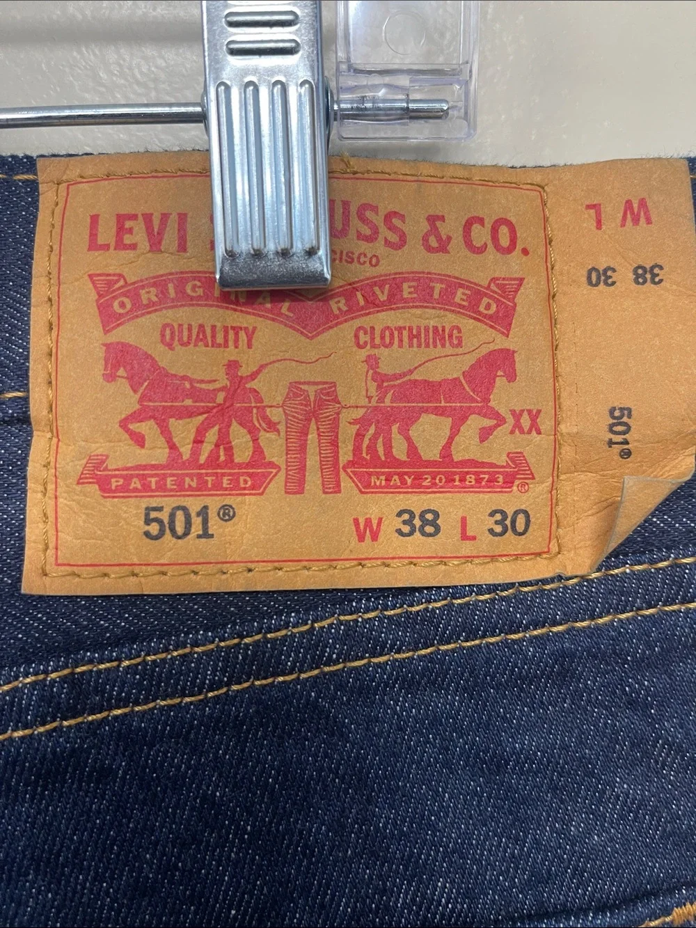 NEW Levi's Men's Straight Leg Jeans 38x30